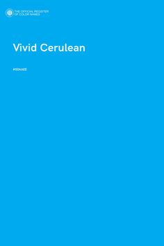 an image of a blue background with the words vid ceruean on it