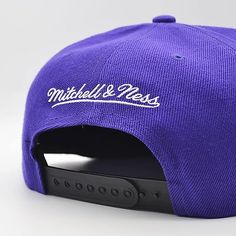 This Men's Charlotte Hornets Mitchell & Ness NBA Core Basic HWC Purple/Black Snapback Hat is both fashionable and functional. It features an adjustable snapback, making it perfect for any head size. The hat also features official Charlotte Hornets branding, bringing your favorite NBA team with you wherever you go. 85% Acrylic / 15% Wool Made in China Snap closure Hand Wash Only Snapback - adjustable High crown Structured fit Normal bill Raised embroidery Charlotte Hornets logo at front Embroider Adjustable Flat Cap For Sports Events, Purple Snapback Trucker Hat, Adjustable Fit Snapback Hat For Streetwear, Breathable Snapback Hat One Size Fits Most, Breathable One Size Fits Most Snapback Hat, Adjustable Purple Baseball Cap For Sports, Breathable Snapback Fitted Hat For Streetwear, Adjustable Fit Snapback Hat With Flat Brim For Sports, Adjustable Fit Flat Brim Snapback Hat For Sports