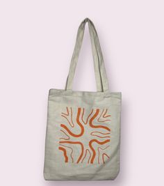 Hand painted canvas bag Artistic Rectangular Canvas Shopping Bag, Everyday Artwork Tote Bag, Everyday Tote Bag With Artwork, Artistic Canvas Gift Bag For Shopping, Summer Canvas Bags With Graphic Print, Orange Canvas Bag For Daily Use, Canvas Tote Bag With Artwork For Everyday Use, Hand Painted Cotton Canvas Bag For Everyday Use, Hand Painted Cotton Tote Canvas Bag