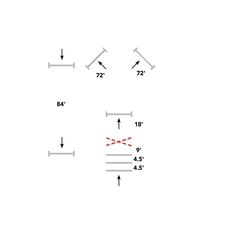 the diagram shows how to draw an arrow in two different directions with arrows pointing up and down