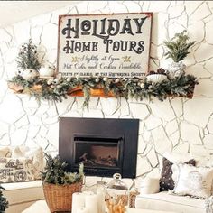 a living room filled with furniture and a fire place