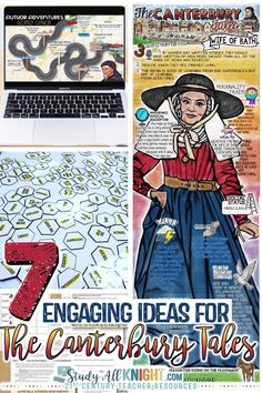 the cover of engaging ideas for the contemporary tales book, with an image of a woman in