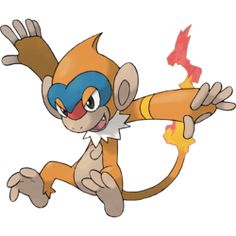 a cartoon monkey with a blue mask and red eyes holding a yellow object in his hand