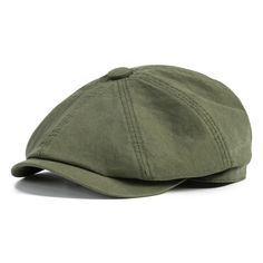 PRICES MAY VARY. Material: 100% cotton, no lining, super soft and comfortable cotton cap. Retro flat cap good for spring, summer and fall Men Newsboy Hat: eight-panel top button design, cotton sweatband, invisible velcro closure allows this ivy cap for men has an adjustment space of 1-2cm SIZE: 58cm 7 1/8-7 1/4, best fit for heads in 22.4"-22.8"(57-58cm); SIZE: 60cm 7 3/8-7 1/2, best fit for heads in 23.2"-23.6"(59-60cm); SIZE: 62cm 7 5/8-7 3/4, best fit for heads in 24"-24.4"(61-62cm); Height: Classic Cotton Khaki Baseball Cap, Classic Baseball Cap For Spring Outdoor, Cotton Baseball Cap For Spring Outdoor, Spring Cotton Baseball Cap For Outdoor, Spring Outdoor Cotton Baseball Cap, Spring Khaki Cotton Baseball Cap, Khaki Cotton Baseball Cap With Short Brim, Green Flat Cap For Spring, Pageboy Hat