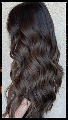 Level 6/7 Hair Color, Soft Balayage Black Hair, Dark Hair W Low Lights, Black Hair Balayage Layered, Dark Brown Cool Tone Balayage, Chocolate Ash Brown Hair Balayage, Best Balayage For Black Hair, Dark Brown Hair With Highlights 2024, Dark Ash Brown Balayage On Black Hair