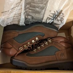 Timberland Brown & Green Winter Boots Brown Lace Boots, Brown Hiking Boots, Winter Duck Boots, Timberland Waterproof Boots, Timberland Women, Timberland Boots Women, Black Timberlands, Waterproof Winter Boots, Timberlands Shoes