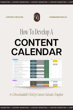 clickup content calendar Social Media Guide, Pinterest Strategy, Content Marketing Strategy, Blog Social Media, Social Media Tips, Content Creation, Getting Things Done