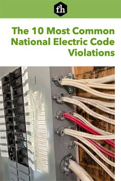 the 10 most common national electric code violations