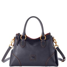 A Total Classic  This sleek Florentine look only gets better with time, so it'll be your go-to look for years to come. Dooney & Bourke Bag, Key Hook, Satchel Tote, Navy Fashion, Dooney And Bourke, Dooney Bourke Handbags, Dooney & Bourke Bags, Dooney & Bourke, Leather Hobo