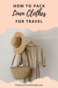 How to Keep Linen From Wrinkling When You Travel Wrinkle Release Spray, Linen Outfits, Travel Steamer, Wrinkle Release, Wrinkled Clothes, Travel Capsule, Travel Wardrobe, Travel Toiletries