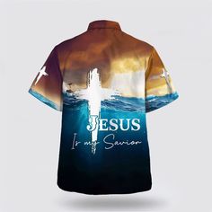 Christian Hawaiian Shirt, Jesus Is My Savior Hawaiian Shirt Take My Hand God Hawaiian Shirts, Christian Clothing Hawaii Transport yourself to the vibrant and carefree spirit of the tropics with our Hawaiian Shirt. Crafted with precision and infused with the essence of island life, this shirt is more than just clothing; it’s a celebration of sun-soaked days and balmy nights. Immerse yourself in the lush, eye-catching prints that pay homage to the rich flora and fauna of the Hawaiian islands Christian Summer, Jesus Is My Savior, Ah 64 Apache, My Savior, Take My Hand, Tropical Fashion, Dog Blanket, Mens Short Sleeve Shirt, Jesus Shirts