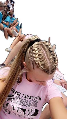 Ideas For Parties, Running Hairstyles, Competition Hair, Gymnastics Hair