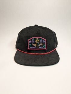 The perfect hat for lovers of Minneapolis, crime, and embroidered patches! Rope is braided by hand and components are hand-stitched. Help support a local Twin Cities artist. Adjustable Black Hats With Patches, Black Adjustable Hat With Patches, Adjustable Black Hat With Patches, Adjustable Snapback Hats With Patches, Trucker Hat With Embroidered Patch Curved Brim, Streetwear Cap With Embroidered Patch, Embroidered Patch Hats For Streetwear, Adjustable Hats With Patches For Streetwear, Adjustable Patches Hat For Streetwear