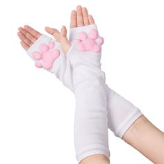 PRICES MAY VARY. ➊【Cute design】: Cute Pink 3D Soft Silicone, feel like ture cat paw beanies when you touch it. ➋【Eye-catching】: When you go to a neko cosplay, anime cosplay, or Lolita gothic party, cat costume definitely make you the foreground of public attention. ➌【Suitable size】: One size fits most people, suitable for kids and adults. ➍【Different occasions】: A must one has to be a glitter fancy cat for night Party, carnivals, masquerade, Mardi Gras, cosplay, night clubs, fashion shows, Valen Cat Paw Gloves, Long White Gloves, Christmas Gift 3d, Cartoon Gloves, Paw Gloves, Cat Cosplay, Gloves Women, Fancy Cats, Paw Pads