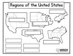 regions of the united states worksheet