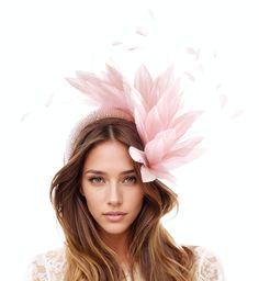 Candy Blush Pale Pink Crystal Feather Ascot Fascinator Wedding Headband Kentucky Derby Hat Cocktail Tea Party Formal Occasion Races Woman  Jana Fascinator Hat Gorgeous cut candy pink coque feathers on a crystal padded blush pink headband. This blush pinkheadpiece is mounted with a matching headband. If you prefer a headband to match your hair, please make a note at check out what colour headband you want. We make each hat to order just for you, we would prefer if you did not order for choice. If Elegant Hair Accessories For Spring Ceremonies, Elegant Spring Ceremony Hair Accessories, Fitted Bridal Accessories For Royal Ascot Party, Elegant Spring Ceremony Fascinator, Elegant Spring Wedding Headband, Elegant Spring Wedding Hair Accessories, Spring Ceremony Headband Fascinator, Feather Trim Costume Hats For Evening Events In Spring, Feather Trim Costume Hats And Headpieces For Spring Evening