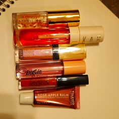 6 Lip Gloss Bundle New Various Shades Shown Lip Gloss Bundle, Apple Roses, Lip Serum, Sephora Makeup, Lip Balm Gloss, Lip Makeup, Pink Red, Womens Makeup, Lip Balm