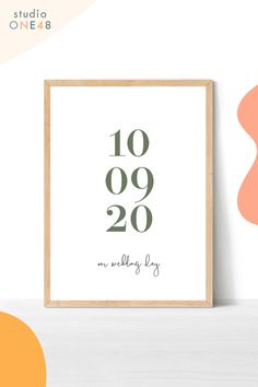 an art print with the number twenty nine on it, in front of a white wall