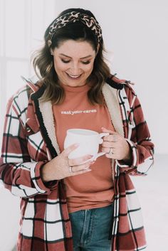 If it matters to you, it matters to God. Tell Him about it! He wants to know.1 Peter 5:7 says, cast your cares Tee specs: 52% Airlume combed and ring-spun cotton, 48% polyester Color: Terracotta ***This is a unisex tee and it runs true to size.**** Cozy Cotton T-shirt For Loungewear, Cozy Cotton Everyday Tops, Cozy Everyday Cotton Tops, Cozy White Cotton T-shirt, Cozy Cotton T-shirt With Letter Print, Cast Your Cares, 1 Peter 5, Embroidered Tee, 1 Peter