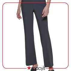 in stock Calvin Klein Black Dress, Dress Pant Suit, Navy Dress Pants, Fitted Dress Pants, Classic Trousers, Wide Leg Dress Pants, Calvin Klein Pants, Fun Pants, Grey Trousers