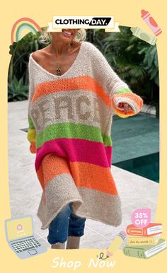 True Faith Knit Peace Pattern Color Blocks Loose Midi Sweater Dress Loose Pullover Sweater, Midi Sweater Dress, True Faith, Sweater Dress Midi, Pullover Sweaters, Color Block, Sweater Dress, Shop Now, Knitting