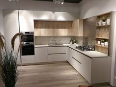 Cucina moderna ad angolo Veneta cucine Oyster a prezzo scontato