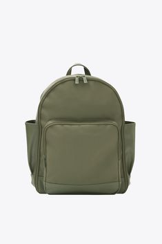 BÉIS 'The Backpack' in Olive - Olive Green Travel Backpack & Computer Backpack Cheap Khaki Backpack With Multiple Compartments, Khaki Backpack With Laptop Compartment, Cheap Everyday Khaki Backpack, Cheap Functional Khaki Backpack, Cheap Khaki Backpack, Cheap Khaki Standard Backpack, Affordable Khaki Standard Backpack, Affordable Cream Backpack For Travel, Affordable Green Backpack For Adventure