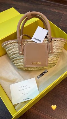 Jacquemus Bag, Handbag Essentials, Fancy Bags, Pretty Bags, Cute Bags, Perfect Bag