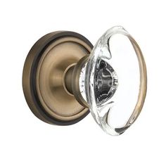 an image of a glass door knob