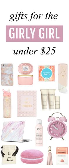 gifts for the girly girl under $ 25