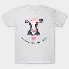 Just a girl who loves cows -- Choose from our vast selection of Crewneck and V-Neck T-Shirts to match with your favorite design to make the perfect graphic T-Shirt. Pick your favorite: Classic, Boxy, Tri-Blend, V-Neck, or Premium. Customize your color! For men and women. Cute Cotton T-shirt With Cow Print, White Cow Print Crew Neck T-shirt, Summer Cow Print Crew Neck T-shirt, Cute Short Sleeve Cow Print T-shirt, Cute Cow Print Short Sleeve T-shirt, Cute Cow Print Cotton T-shirt, Cotton Short Sleeve T-shirt With Cow Print, Cotton Cow Print Short Sleeve T-shirt, Cow Print Cotton Short Sleeve T-shirt