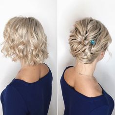 Short Hair 40, Medium Wedding, Wedding Hairstyles For Short Hair, Short Bridal Hair, Wedding Updos, Short Hair Color, Penteado Cabelo Curto