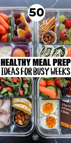 healthy meal prep ideas for busy week's