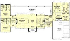 the first floor plan for this house