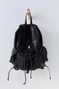 adventure backpack Adventurer Backpack, Web Top, Anti Chafing Shorts, Free People Bags, Webbing Strap, Fp Movement, Casual Coat, Black Backpack, Hoodie Top