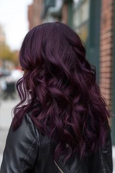 #plumhair #purpleblackhair #burgundy #hair #hairdye #fashion Mauve Purple Hair, Dark Color Hair Dye, Dark Hair Dye Colors, Purple Maroon Hair, Dark Purple Hair Aesthetic, Burgundy Hair Plum, Purple Fall Hair, Purple Dark Hair, Burgandy Hair Color