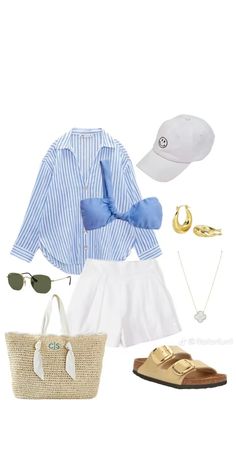 Beach Outfit Europe, Timeless Vacation Outfits, Clean Girl Vacation Outfits, Port Day Outfit, Chic Vacation Outfits Summer, Summer 2024 Swimwear Trends, Vacation Resort Outfits, French Vacation Outfits, Summer Hawaii Outfits