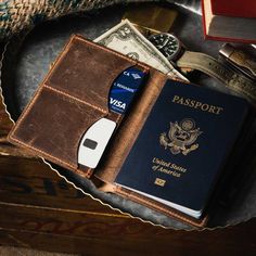 World travelers here is the last Passport Case you may ever need! Made from rugged North American Steerhide, these leather Passport cases are thin but durable. Tons of storage in these with 4 card slots to easily hold 6-8 cards. Under each row of card slots is an additional large compartment for even more storage space yet. The large inner pocket holds your Passport with ease. Rugged, light, durable this case will travel the world and back with ease! Large enough to hold all your stuff but thin Italy Gift, Western Gifts, Passport Case, Dopp Kit, Unique Characteristics, Belt Shop, Travel The World, Eyeglass Case, Gift Card Shop