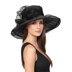 PRICES MAY VARY. 【2024 Kentucky Derby Hats Material】 High-quality organza. 100% Polyester.Lightweight and comfortable to wear. 【Fascinator Hats Size】One size fits most people’s ,fit for head circumference about (23.2"~23.6"). A brim that is about 5" all the way Inside sweatband drawstring in can help you to adjustable the tea party hat and fix it on your head keeping your head breathable and cool. 【Floral Tea Party Design】Classic retro style , organza and hard mesh design. the removable fascinat Church Hats For Women, Kentucky Derby Hats For Women, Fancy Tea Party, Fancy Tea, Wedding Headwear, Kentucky Derby Fascinator, Derby Fascinator, Victorian Hats, Women Church