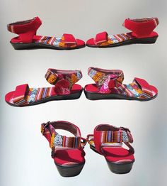 Why to purchase this Original Fabric sandals?Outside an original handmade fabric, making each pair completely one of a kind.Beautiful, top quality sandals are owed to inspiration by New World fashion designers A delightful, unique piece to be added into your outfit. Our inca style sandals feature feminine colorful design linen to create a unique pair of flip flops which make them stylishThey are handmade in Peru by our talented artists.The most original sandals you will purchase to your collecti Adjustable Fabric Sandals For Summer, Fabric Sandals For Vacation, Adjustable Textile Beach Sandals, Adjustable Textile Sandals For Vacation, Adjustable Fabric Sandals With Open Toe, Casual Adjustable Sandals, Casual Woven Sandals For Festival, Casual Sandals For Festival, Festival Woven Open Toe Sandals