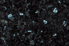 black marble with blue and white speckles