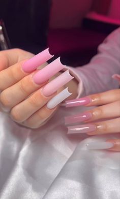 By @nailedbycas Background Nail, Cute Pink Background, Best Friend Gifs, Pink Theme, Tech School, Pink Acrylic