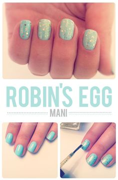 Natural Almond Nails Egg Nails, Nailart Tutorial, Colorful Nail, Nails Polish, Easter Nails, Robins Egg, Robins Egg Blue, Fancy Nails, Easy Nail Art