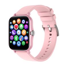 Y22 1.72inch Color Screen Smart Watch IP67 Waterproof,Support Heart Rate Monitoring/Blood Pressure Monitoring/Blood Oxygen Monitoring/Sleep Monitoring(Pink) - Smart Wear by buy2fix | Online Shopping UK | buy2fix Sports Tracker, Ukrainian Language, Smartwatch Women, Sports Bracelet, Smart Watches Men, Sleep Tracker, Heart Rate Monitor, Heart Rate