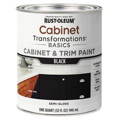 a can of rust - oleum cabinet and trim paint