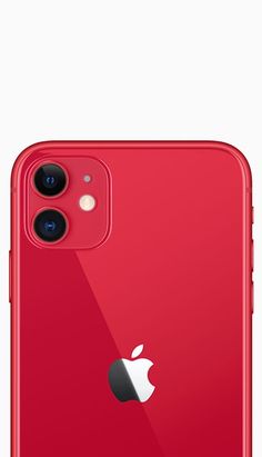 the red iphone 11 is shown in this image