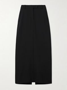 Acne Studios' skirt borrows elements from classic tailoring, giving it a smart, polished look. Cut from grain de poudre in a streamlined silhouette, it has a mid-rise waistband fitted with belt loops as well as button-fastening welt pockets on the reverse. Classic Tailoring, Acne Studio, Acne Shop, Fantasy Gowns, Studio S, Polished Look, Welt Pockets, Welt Pocket, Women Collection