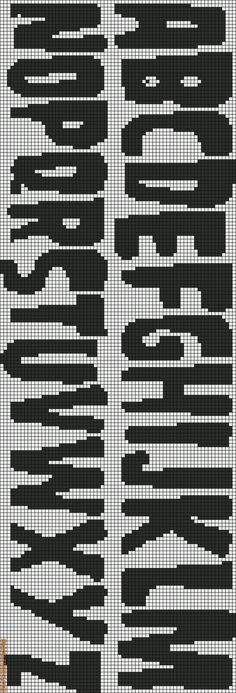 a black and white pattern with the words