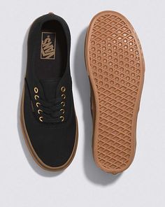 Vans | Authentic Black/Rubber Classics Shoe Emo Shoes, Vans Authentic Black, Do Your Thing, Vans Outfit, Vans Store, Black Gums, Shoe Lace, Vans Authentic, Classic Shoes