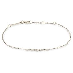 Zoë Chicco 14k Gold 5 Linked Floating Diamond Bracelet Elegant Diamond Bracelet With Cable Chain, Fine Jewelry White Gold Diamond Bracelet With Delicate Chain, Elegant 14k Gold Diamond Bracelet With Cable Chain, Classic White Gold Diamond Bracelet With Delicate Chain, Fine Jewelry White Gold Cable Chain Bracelet, Classic White Gold Diamond Bracelet With Adjustable Chain, Classic Diamond Bracelet With Cable Chain, White Gold Diamond Bracelet With Delicate Chain, Fine Jewelry White Gold Chain Bracelet With Delicate Chain